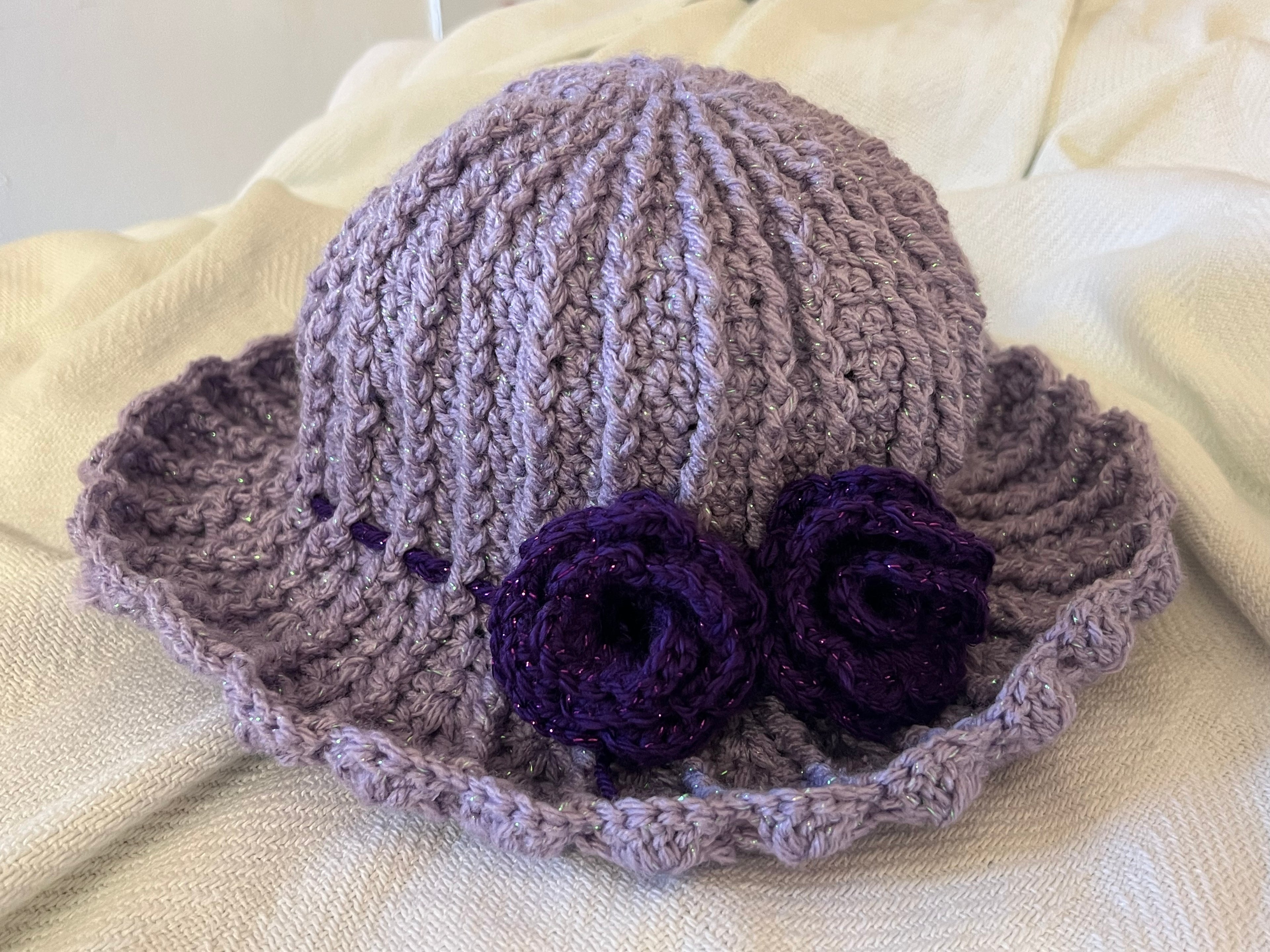 Tulip Hat with flower